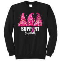 Breast Cancer Awareness Gnomes Support Squad Sweatshirt