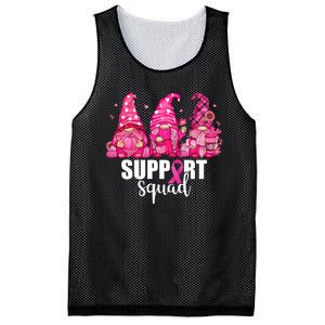 Breast Cancer Awareness Gnomes Support Squad Mesh Reversible Basketball Jersey Tank