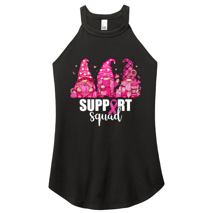 Breast Cancer Awareness Gnomes Support Squad Women's Perfect Tri Rocker Tank