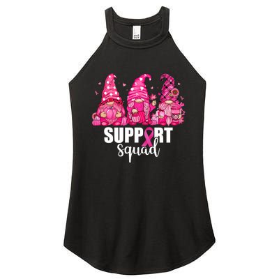 Breast Cancer Awareness Gnomes Support Squad Women’s Perfect Tri Rocker Tank