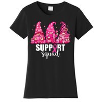 Breast Cancer Awareness Gnomes Support Squad Women's T-Shirt