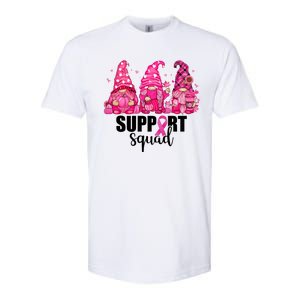 Breast Cancer Awareness Gnomes Support Squad Softstyle CVC T-Shirt