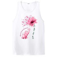 Breast Cancer Awareness Sunflower Elephant Pink Ribbon PosiCharge Competitor Tank