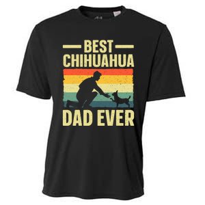 Best Chihuahua Art For Dad Chihuahua Dog Chihuahua Lover Cooling Performance Crew T-Shirt