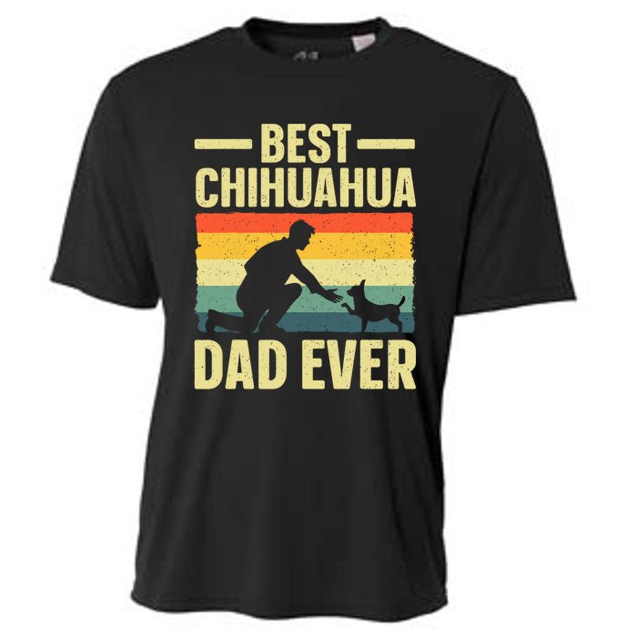 Best Chihuahua Art For Dad Chihuahua Dog Chihuahua Lover Cooling Performance Crew T-Shirt