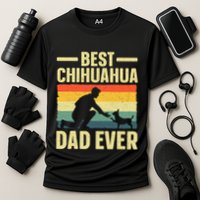 Best Chihuahua Art For Dad Chihuahua Dog Chihuahua Lover Performance Shirt