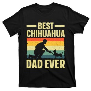 Best Chihuahua Art For Dad Chihuahua Dog Chihuahua Lover T-Shirt