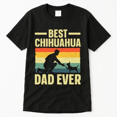 Best Chihuahua Art For Dad Chihuahua Dog Chihuahua Lover Tall T-Shirt