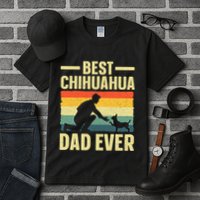 Best Chihuahua Art For Dad Chihuahua Dog Chihuahua Lover Tall T-Shirt