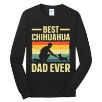 Best Chihuahua Art For Dad Chihuahua Dog Chihuahua Lover Tall Long Sleeve T-Shirt