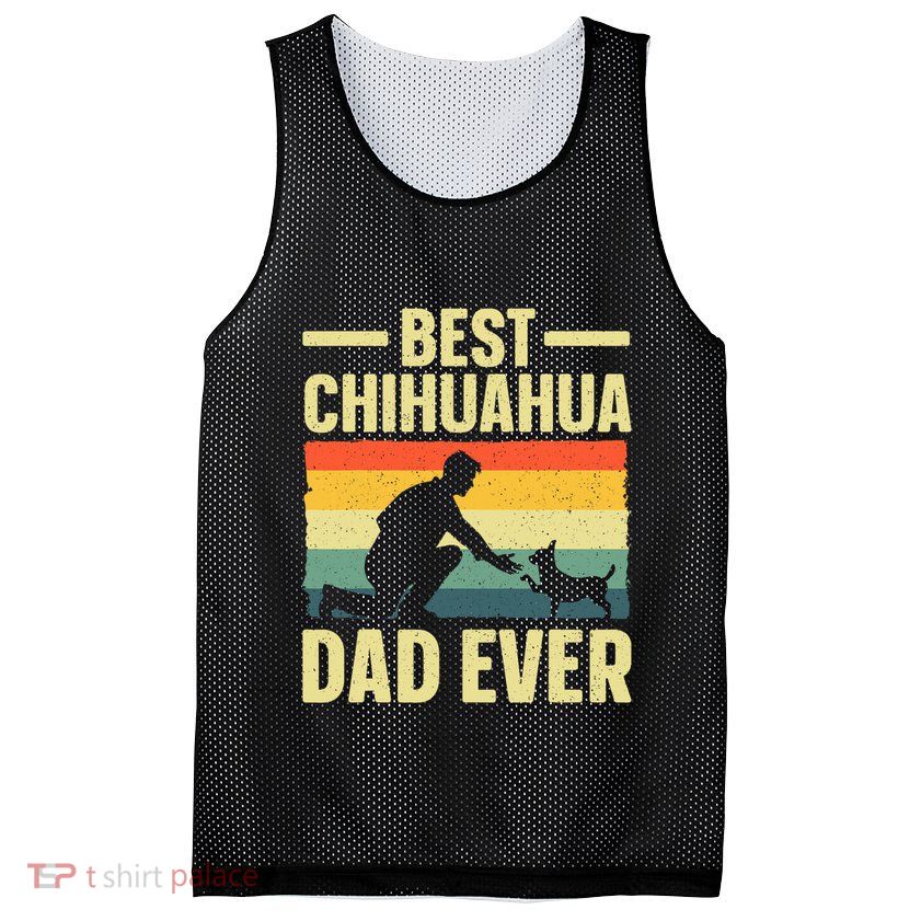 Best Chihuahua Art For Dad Chihuahua Dog Chihuahua Lover Mesh Reversible Basketball Jersey Tank