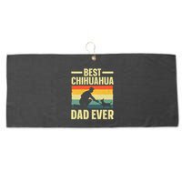 Best Chihuahua Art For Dad Chihuahua Dog Chihuahua Lover Large Microfiber Waffle Golf Towel