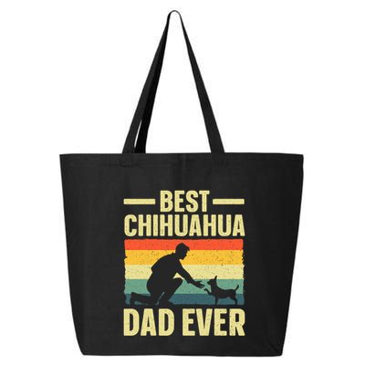 Best Chihuahua Art For Dad Chihuahua Dog Chihuahua Lover 25L Jumbo Tote
