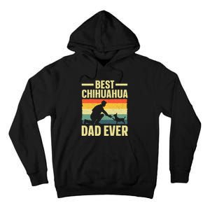 Best Chihuahua Art For Dad Chihuahua Dog Chihuahua Lover Tall Hoodie