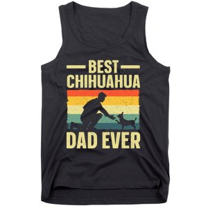 Best Chihuahua Art For Dad Chihuahua Dog Chihuahua Lover Tank Top