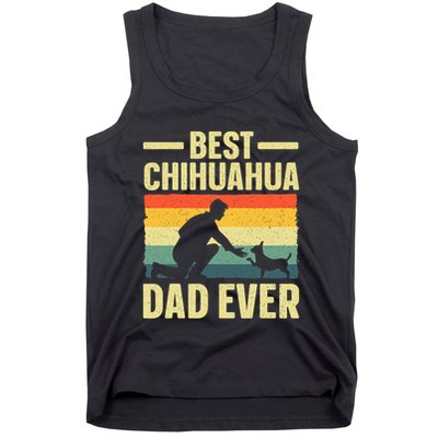 Best Chihuahua Art For Dad Chihuahua Dog Chihuahua Lover Tank Top