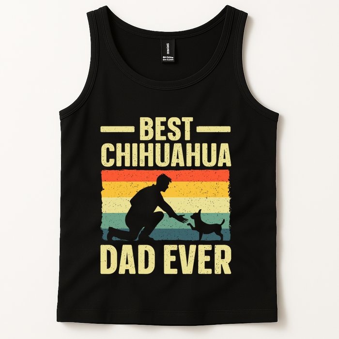 Best Chihuahua Art For Dad Chihuahua Dog Chihuahua Lover Tank Top