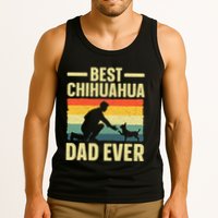 Best Chihuahua Art For Dad Chihuahua Dog Chihuahua Lover Tank Top