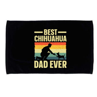 Best Chihuahua Art For Dad Chihuahua Dog Chihuahua Lover Microfiber Hand Towel
