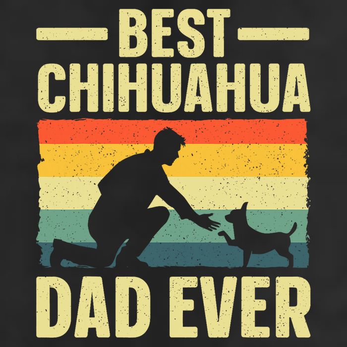 Best Chihuahua Art For Dad Chihuahua Dog Chihuahua Lover Microfiber Hand Towel