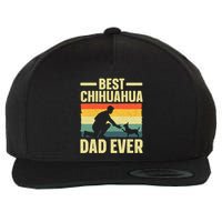 Best Chihuahua Art For Dad Chihuahua Dog Chihuahua Lover Wool Snapback Cap
