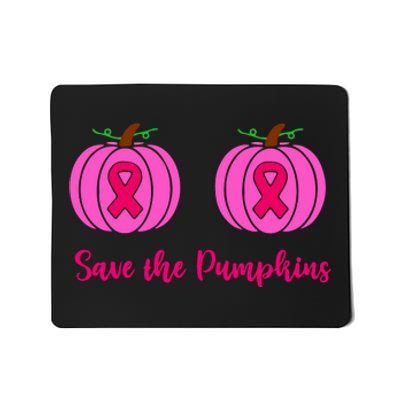 Breast Cancer Awareness Save The Pumpkins Fuck Cancer Gift Mousepad