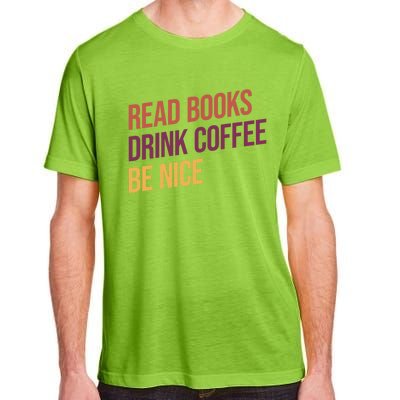 BookLover Coffee And Books Bookworm Gift Adult ChromaSoft Performance T-Shirt