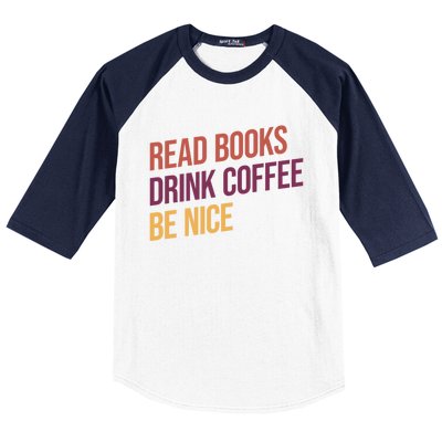 BookLover Coffee And Books Bookworm Gift Baseball Sleeve Shirt