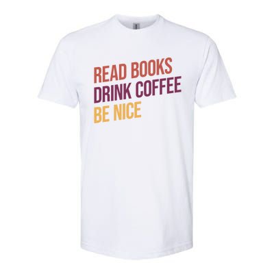 BookLover Coffee And Books Bookworm Gift Softstyle CVC T-Shirt