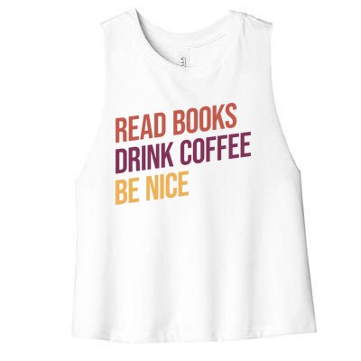 BookLover Coffee And Books Bookworm Gift Women's Racerback Cropped Tank