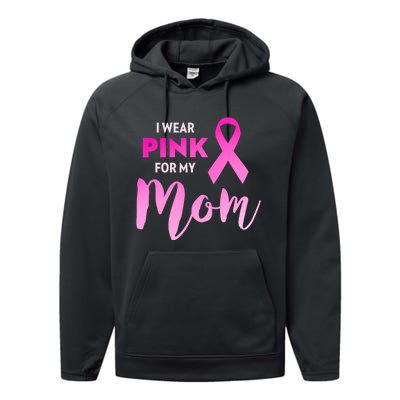 Breast Cancer Awareness In October Performance Fleece Hoodie