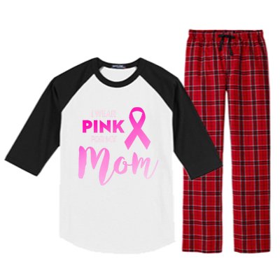 Breast Cancer Awareness In October Raglan Sleeve Pajama Set