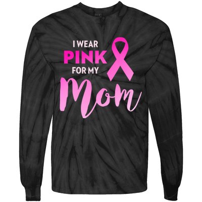 Breast Cancer Awareness In October Tie-Dye Long Sleeve Shirt