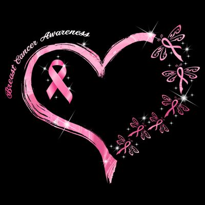 Breast Cancer Awareness Butterfly Simple Logo T-Shirt