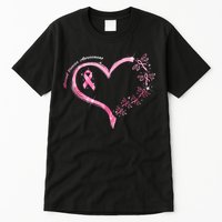 Breast Cancer Awareness Butterfly Simple Logo Tall T-Shirt