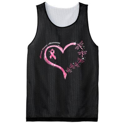 Breast Cancer Awareness Butterfly Simple Logo Mesh Reversible Basketball Jersey Tank