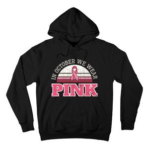 Breast Cancer Awareness Pumpkin Gift In October Hoodie