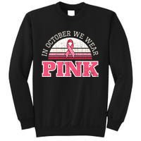 Breast Cancer Awareness Pumpkin Gift In October Sweatshirt