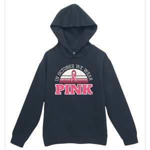 Breast Cancer Awareness Pumpkin Gift In October Urban Pullover Hoodie