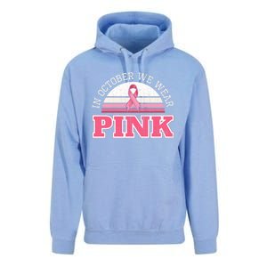 Breast Cancer Awareness Pumpkin Gift In October Unisex Surf Hoodie