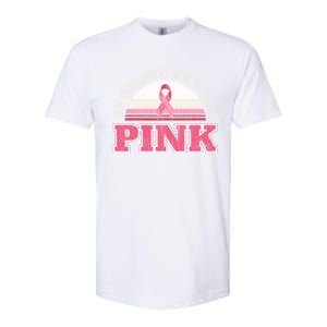 Breast Cancer Awareness Pumpkin Gift In October Softstyle CVC T-Shirt