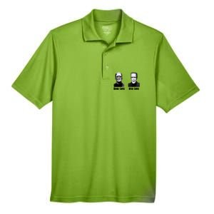 Before Coffee After Coffee Funny Monster Men's Origin Performance Pique Polo