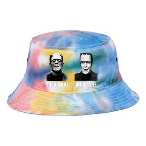 Before Coffee After Coffee Funny Monster Tie Dye Newport Bucket Hat