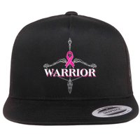 Breast Cancer Awareness Warrior Vintage Bow And Arrow Flatbill Hat