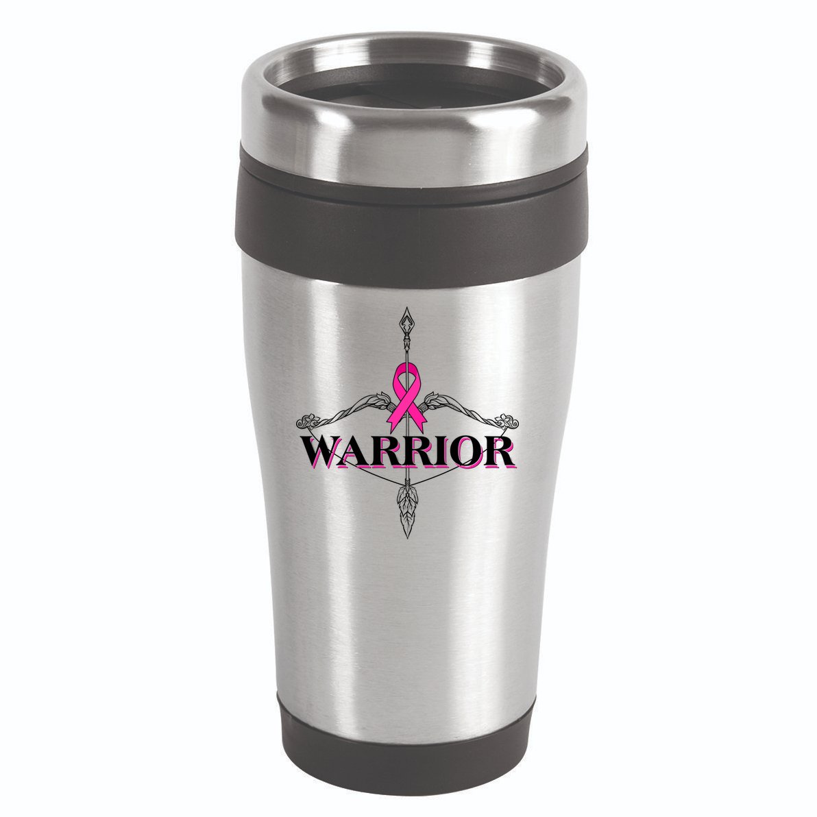 Breast Cancer Awareness Warrior Vintage Bow And Arrow 16oz Travel Tumbler