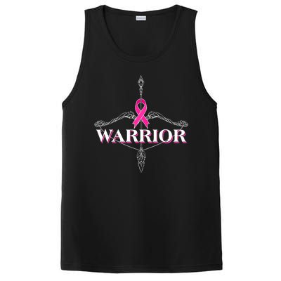 Breast Cancer Awareness Warrior Vintage Bow And Arrow PosiCharge Competitor Tank