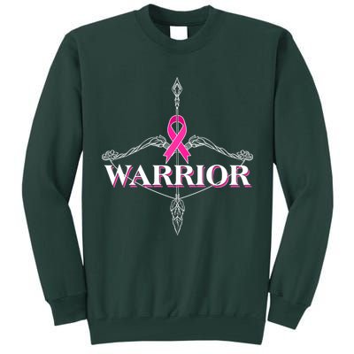 Breast Cancer Awareness Warrior Vintage Bow And Arrow Tall Sweatshirt