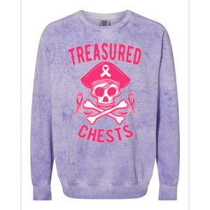 Breast Cancer Awareness Treasured Chests Ribbon Colorblast Crewneck Sweatshirt