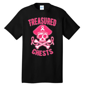 Breast Cancer Awareness Treasured Chests Ribbon Tall T-Shirt