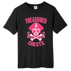 Breast Cancer Awareness Treasured Chests Ribbon Tall Fusion ChromaSoft Performance T-Shirt